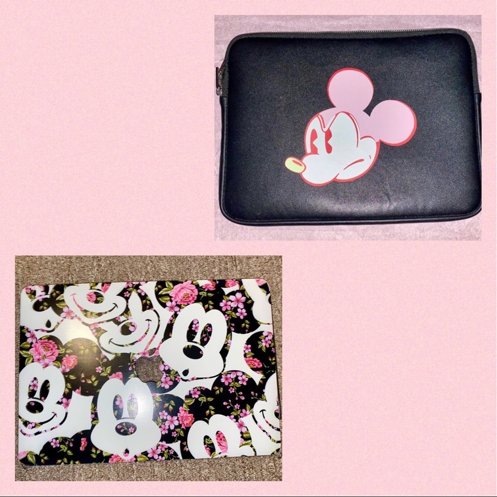 Mickey Mouse Laptop Case + Sleeve 💗